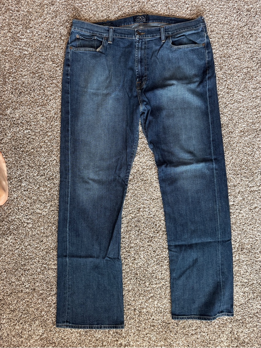 Men's Lucky Dark Blue Jeans